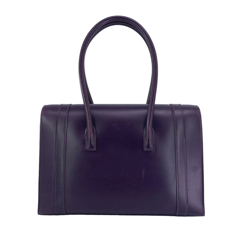 【中古】 HERMES エルメス ドラッグ2 27 ハンドバッグ □F刻印 ボックスカーフ トート パープル 22046711 AO 【中古】 HERMES エルメス ドラッグ2 27 ハンドバッグ □F刻印 ボックスカーフ トート パープル 22046711 AO