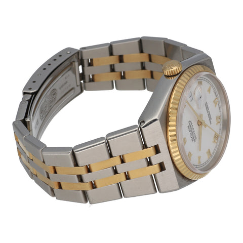 【中古】 ROLEX ロレックス デイトジャスト メンズ 腕時計 17013 オイスタークォーツ ローマン文字盤 コンビ 腕時計 SS K18 23000427 AO 【中古】 ROLEX ロレックス デイトジャスト メンズ 腕時計 17013 オイスタークォーツ ローマン文字盤 コンビ 腕時計 SS K18 23000427 AO