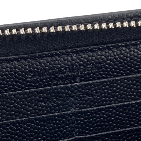 【中古】 Saint Laurent サンローラン フルジップウォレット メンズ 長財布 黒 グレインレザー 23016367 AS 【中古】 Saint Laurent サンローラン フルジップウォレット メンズ 長財布 黒 グレインレザー 23016367 AS