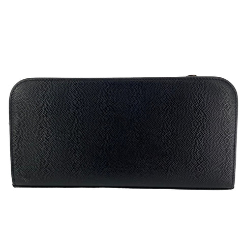 【中古】 Saint Laurent サンローラン フルジップウォレット メンズ 長財布 黒 グレインレザー 23016367 AS 【中古】 Saint Laurent サンローラン フルジップウォレット メンズ 長財布 黒 グレインレザー 23016367 AS