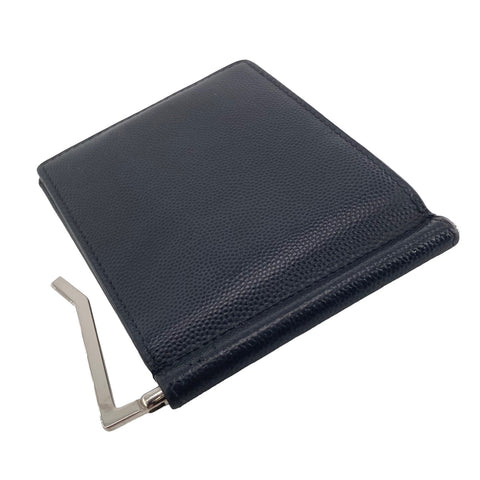 【中古】 Saint Laurent サンローラン ビルクリップウォレット 2つ折り マネークリップ 378005 黒 23017646 AS 【中古】 Saint Laurent サンローラン ビルクリップウォレット 2つ折り マネークリップ 378005 黒 23017646 AS