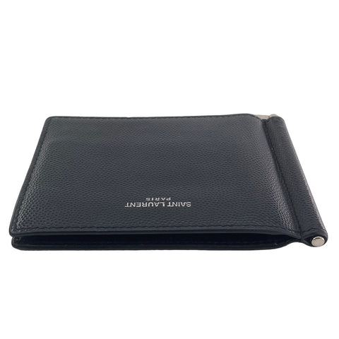 【中古】 Saint Laurent サンローラン ビルクリップウォレット 2つ折り マネークリップ 378005 黒 23017646 AS 【中古】 Saint Laurent サンローラン ビルクリップウォレット 2つ折り マネークリップ 378005 黒 23017646 AS