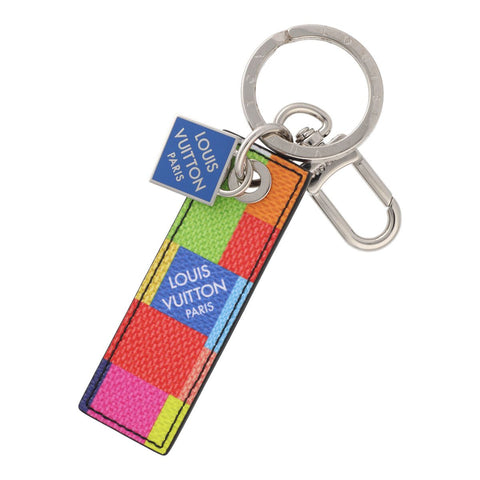 【中古】 LOUIS VUITTON ルイ・ヴィトン キーホルダー B80227 ダミエ ポルトクレ LVタブ マルチカラー 23019108 MK 【中古】 LOUIS VUITTON ルイ・ヴィトン キーホルダー B80227 ダミエ ポルトクレ LVタブ マルチカラー 23019108 MK