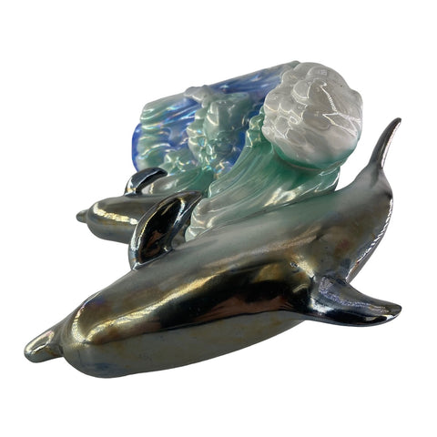 【中古】 Dolphin ドルフィン ラヴァーズ ブルー 空きボトル 置物 空瓶 23020444 AS 【中古】 Dolphin ドルフィン ラヴァーズ ブルー 空きボトル 置物 空瓶 23020444 AS