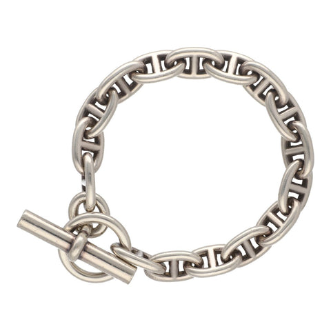 【中古】 HERMES エルメス シェーヌダンクル MM ブレスレット 16コマ Ag925 シルバー アクセサリー 16LINK 16リンク 23020627 RS 【中古】 HERMES エルメス シェーヌダンクル MM ブレスレット 16コマ Ag925 シルバー アクセサリー 16LINK 16リンク 23020627 RS