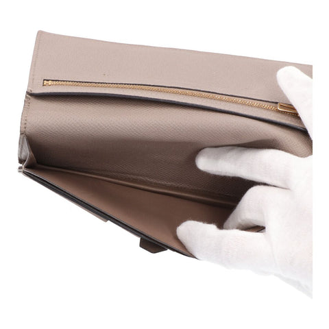 【中古】 HERMES エルメス ベアン スフレ ヴォー・エプソン エトゥープ ゴールド金具 C刻印 長財布 エトープ 二つ折り ウォレット 23021986 RS 【中古】 HERMES エルメス ベアン スフレ ヴォー・エプソン エトゥープ ゴールド金具 C刻印 長財布 エトープ 二つ折り ウォレット 23021986 RS