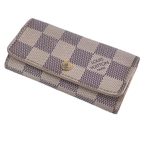 【中古】 LOUIS VUITTON ルイ・ヴィトン キーケース ミュルティクレ4 ダミエ・アズール 23027323 NT 【中古】 LOUIS VUITTON ルイ・ヴィトン キーケース ミュルティクレ4 ダミエ・アズール 23027323 NT