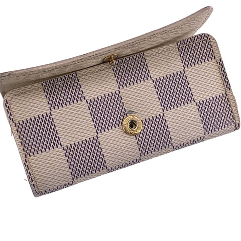 【中古】 LOUIS VUITTON ルイ・ヴィトン キーケース ミュルティクレ4 ダミエ・アズール 23027323 NT 【中古】 LOUIS VUITTON ルイ・ヴィトン キーケース ミュルティクレ4 ダミエ・アズール 23027323 NT