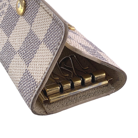 【中古】 LOUIS VUITTON ルイ・ヴィトン キーケース ミュルティクレ4 ダミエ・アズール 23027323 NT 【中古】 LOUIS VUITTON ルイ・ヴィトン キーケース ミュルティクレ4 ダミエ・アズール 23027323 NT