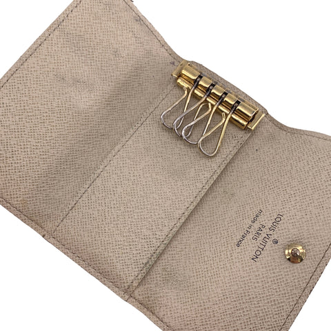【中古】 LOUIS VUITTON ルイ・ヴィトン キーケース ミュルティクレ4 ダミエ・アズール 23027323 NT 【中古】 LOUIS VUITTON ルイ・ヴィトン キーケース ミュルティクレ4 ダミエ・アズール 23027323 NT