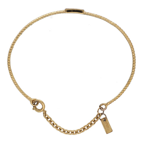 【中古】 Fendi フェンディ バゲット ブレスレット 8AG988B08F0CFK ゴールド FF ズッカ バングル 23027644 RS 【中古】 Fendi フェンディ バゲット ブレスレット 8AG988B08F0CFK ゴールド FF ズッカ バングル 23027644 RS