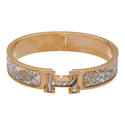 【中古】 HERMES エルメス クリッククラック PM コスモグラフィア ユニバース ピンクゴールド マルチカラー セーブル バングル ブレスレット 23027656 RS 【中古】 HERMES エルメス クリッククラック PM コスモグラフィア ユニバース ピンクゴールド マルチカラー セーブル バングル ブレスレット 23027656 RS