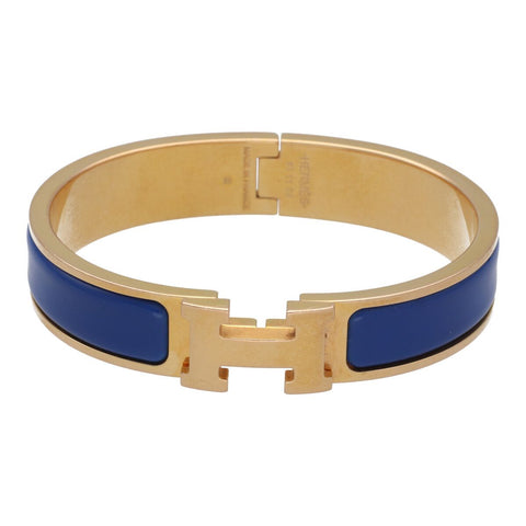 【中古】 HERMES エルメス クリッククラック PM ブルー ゴールド バングル ブレスレット 23028579 RS 【中古】 HERMES エルメス クリッククラック PM ブルー ゴールド バングル ブレスレット 23028579 RS