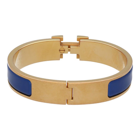 【中古】 HERMES エルメス クリッククラック PM ブルー ゴールド バングル ブレスレット 23028579 RS 【中古】 HERMES エルメス クリッククラック PM ブルー ゴールド バングル ブレスレット 23028579 RS