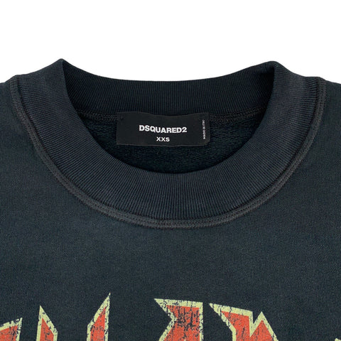 【中古】 DSQUARED2 ディースクエアード ヴィンテージ加工 スウェット トレーナー XXS S75GU0387 ブラック 黒 トップス 長袖 フリース 23028834 RS 【中古】 DSQUARED2 ディースクエアード ヴィンテージ加工 スウェット トレーナー XXS S75GU0387 ブラック 黒 トップス 長袖 フリース 23028834 RS