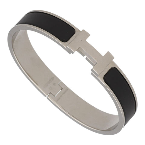 【中古】 HERMES エルメス クリッククラック PM ブラック シルバー バングル ブレスレット 23029396 RS 【中古】 HERMES エルメス クリッククラック PM ブラック シルバー バングル ブレスレット 23029396 RS