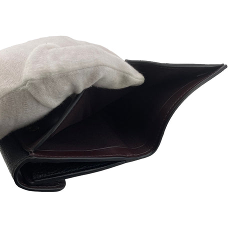 【中古】 COACH コーチ レディース 3つ折財布 レザー 黒 23031499 AS 【中古】 COACH コーチ レディース 3つ折財布 レザー 黒 23031499 AS
