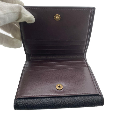 【中古】 COACH コーチ レディース 3つ折財布 レザー 黒 23031499 AS 【中古】 COACH コーチ レディース 3つ折財布 レザー 黒 23031499 AS