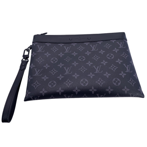 【中古】 LOUIS VUITTON ルイ・ヴィトン クラッチバッグ セカンドバッグ ポシェット・トゥ・ゴー モノグラム エクリプス M81569 RFID 23031873 AT 【中古】 LOUIS VUITTON ルイ・ヴィトン クラッチバッグ セカンドバッグ ポシェット・トゥ・ゴー モノグラム エクリプス M81569 RFID 23031873 AT