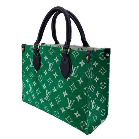 【中古】 LOUIS VUITTON ルイ・ヴィトン LVマッチ オンザゴーPM M46216 モノグラム ジャガード ベルベット グリーン 23032526 RD 【中古】 LOUIS VUITTON ルイ・ヴィトン LVマッチ オンザゴーPM M46216 モノグラム ジャガード ベルベット グリーン 23032526 RD