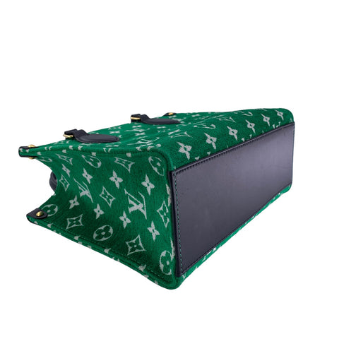 【中古】 LOUIS VUITTON ルイ・ヴィトン LVマッチ オンザゴーPM M46216 モノグラム ジャガード ベルベット グリーン 23032526 RD 【中古】 LOUIS VUITTON ルイ・ヴィトン LVマッチ オンザゴーPM M46216 モノグラム ジャガード ベルベット グリーン 23032526 RD
