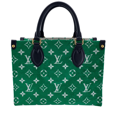 【中古】 LOUIS VUITTON ルイ・ヴィトン LVマッチ オンザゴーPM M46216 モノグラム ジャガード ベルベット グリーン 23032526 RD 【中古】 LOUIS VUITTON ルイ・ヴィトン LVマッチ オンザゴーPM M46216 モノグラム ジャガード ベルベット グリーン 23032526 RD