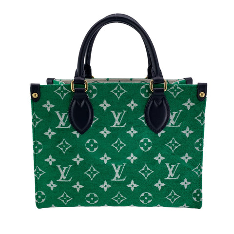 【中古】 LOUIS VUITTON ルイ・ヴィトン LVマッチ オンザゴーPM M46216 モノグラム ジャガード ベルベット グリーン 23032526 RD 【中古】 LOUIS VUITTON ルイ・ヴィトン LVマッチ オンザゴーPM M46216 モノグラム ジャガード ベルベット グリーン 23032526 RD