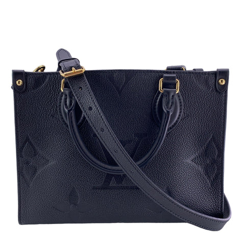 【中古】 LOUIS VUITTON ルイ・ヴィトン オンザゴーPM M45653 ハンドバッグ ショルダーバッグ アンプラント ノワール 23033350 RD 【中古】 LOUIS VUITTON ルイ・ヴィトン オンザゴーPM M45653 ハンドバッグ ショルダーバッグ アンプラント ノワール 23033350 RD