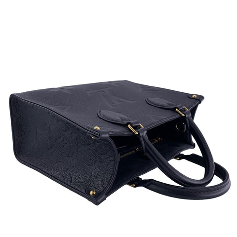 【中古】 LOUIS VUITTON ルイ・ヴィトン オンザゴーPM M45653 ハンドバッグ ショルダーバッグ アンプラント ノワール 23033350 RD 【中古】 LOUIS VUITTON ルイ・ヴィトン オンザゴーPM M45653 ハンドバッグ ショルダーバッグ アンプラント ノワール 23033350 RD