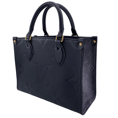 【中古】 LOUIS VUITTON ルイ・ヴィトン オンザゴーPM M45653 ハンドバッグ ショルダーバッグ アンプラント ノワール 23033350 RD 【中古】 LOUIS VUITTON ルイ・ヴィトン オンザゴーPM M45653 ハンドバッグ ショルダーバッグ アンプラント ノワール 23033350 RD