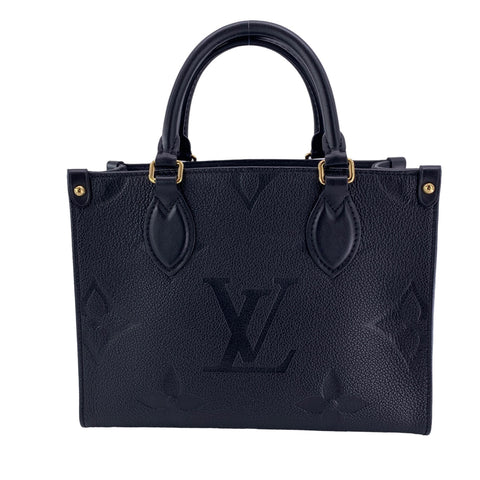 【中古】 LOUIS VUITTON ルイ・ヴィトン オンザゴーPM M45653 ハンドバッグ ショルダーバッグ アンプラント ノワール 23033350 RD 【中古】 LOUIS VUITTON ルイ・ヴィトン オンザゴーPM M45653 ハンドバッグ ショルダーバッグ アンプラント ノワール 23033350 RD