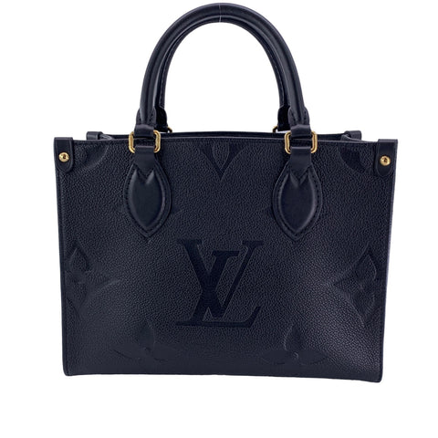 【中古】 LOUIS VUITTON ルイ・ヴィトン オンザゴーPM M45653 ハンドバッグ ショルダーバッグ アンプラント ノワール 23033350 RD 【中古】 LOUIS VUITTON ルイ・ヴィトン オンザゴーPM M45653 ハンドバッグ ショルダーバッグ アンプラント ノワール 23033350 RD