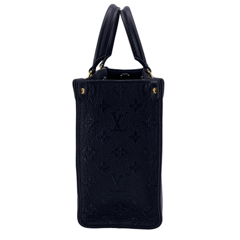 【中古】 LOUIS VUITTON ルイ・ヴィトン オンザゴーPM M45653 ハンドバッグ ショルダーバッグ アンプラント ノワール 23033350 RD 【中古】 LOUIS VUITTON ルイ・ヴィトン オンザゴーPM M45653 ハンドバッグ ショルダーバッグ アンプラント ノワール 23033350 RD