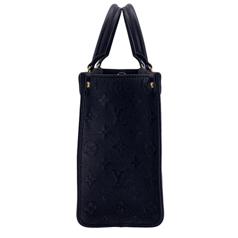 【中古】 LOUIS VUITTON ルイ・ヴィトン オンザゴーPM M45653 ハンドバッグ ショルダーバッグ アンプラント ノワール 23033350 RD 【中古】 LOUIS VUITTON ルイ・ヴィトン オンザゴーPM M45653 ハンドバッグ ショルダーバッグ アンプラント ノワール 23033350 RD