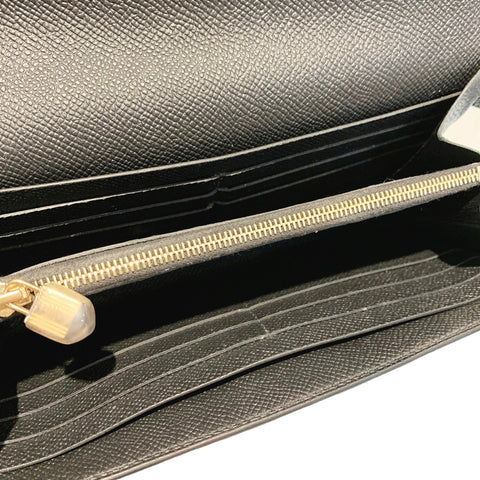【中古】 HERMES エルメス メンズ財布 ケリーウォレット ロング エプソン ブラック D刻印 23035005 AK 【中古】 HERMES エルメス メンズ財布 ケリーウォレット ロング エプソン ブラック D刻印 23035005 AK