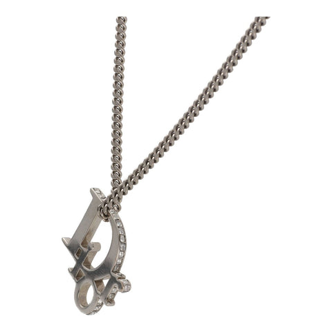 【中古】 DIOR ディオール ペンダントネックレス N1284HOMMT_D000 ラインストーン シルバー 23038206DS 【中古】 DIOR ディオール ペンダントネックレス N1284HOMMT_D000 ラインストーン シルバー 23038206DS
