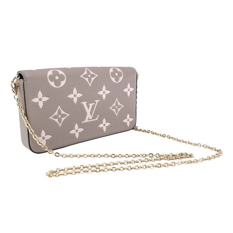 【中古】 LOUIS VUITTON ルイ・ヴィトン ショルダーバッグ モノグラム・アンプラント M82610 ポシェット・フェリシー トゥルトレールクレーム 23039610 AK 【中古】 LOUIS VUITTON ルイ・ヴィトン ショルダーバッグ モノグラム・アンプラント M82610 ポシェット・フェリシー トゥルトレールクレーム 23039610 AK