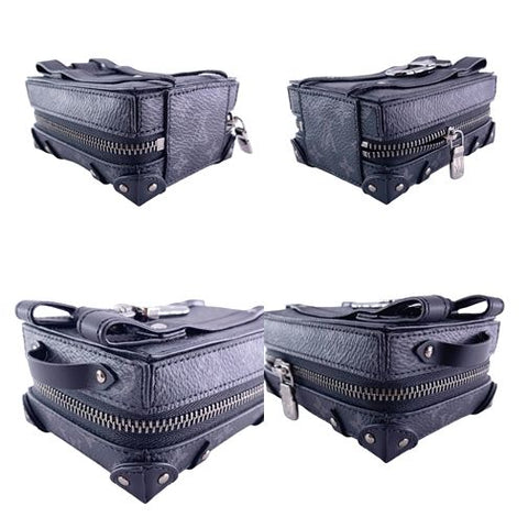 【中古】 LOUIS VUITTON ルイ・ヴィトン モノグラム エクリプス M80221 ポルトクレ バックパック トランク バッグチャーム ブラック SV金具23040954 HO 【中古】 LOUIS VUITTON ルイ・ヴィトン モノグラム エクリプス M80221 ポルトクレ バックパック トランク バッグチャーム ブラック SV金具23040954 HO