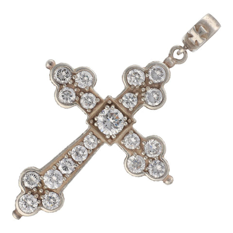 【中古】 Loree Rodkin ローリーロドキン ゴシッククロス XL ジャイアント ジルコニア シルバー アクセサリー ペンダント ネックレス メンズ レディース 23043150 AO 【中古】 Loree Rodkin ローリーロドキン ゴシッククロス XL ジャイアント ジルコニア シルバー アクセサリー ペンダント ネックレス メンズ レディース 23043150 AO