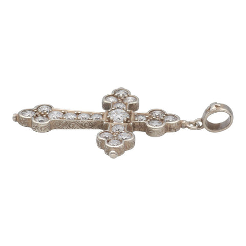 【中古】 Loree Rodkin ローリーロドキン ゴシッククロス XL ジャイアント ジルコニア シルバー アクセサリー ペンダント ネックレス メンズ レディース 23043150 AO 【中古】 Loree Rodkin ローリーロドキン ゴシッククロス XL ジャイアント ジルコニア シルバー アクセサリー ペンダント ネックレス メンズ レディース 23043150 AO