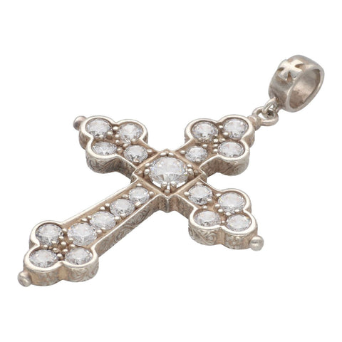 【中古】 Loree Rodkin ローリーロドキン ゴシッククロス XL ジャイアント ジルコニア シルバー アクセサリー ペンダント ネックレス メンズ レディース 23043150 AO 【中古】 Loree Rodkin ローリーロドキン ゴシッククロス XL ジャイアント ジルコニア シルバー アクセサリー ペンダント ネックレス メンズ レディース 23043150 AO