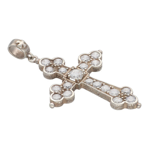 【中古】 Loree Rodkin ローリーロドキン ゴシッククロス XL ジャイアント ジルコニア シルバー アクセサリー ペンダント ネックレス メンズ レディース 23043150 AO 【中古】 Loree Rodkin ローリーロドキン ゴシッククロス XL ジャイアント ジルコニア シルバー アクセサリー ペンダント ネックレス メンズ レディース 23043150 AO