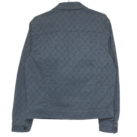 【中古】 LOUIS VUITTON ルイ・ヴィトン モノグラム デニムジャケット 46 RM192M QJQ HHA20W インディゴ ブルー 総柄 LV Gジャン アウター ブルゾン 23043183 RS 【中古】 LOUIS VUITTON ルイ・ヴィトン モノグラム デニムジャケット 46 RM192M QJQ HHA20W インディゴ ブルー 総柄 LV Gジャン アウター ブルゾン 23043183 RS