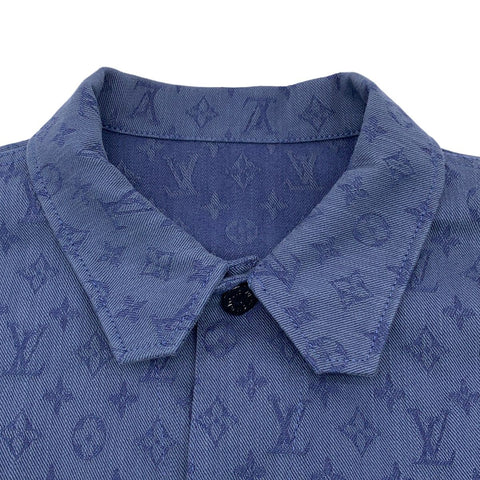 【中古】 LOUIS VUITTON ルイ・ヴィトン モノグラム デニムジャケット 46 RM192M QJQ HHA20W インディゴ ブルー 総柄 LV Gジャン アウター ブルゾン 23043183 RS 【中古】 LOUIS VUITTON ルイ・ヴィトン モノグラム デニムジャケット 46 RM192M QJQ HHA20W インディゴ ブルー 総柄 LV Gジャン アウター ブルゾン 23043183 RS