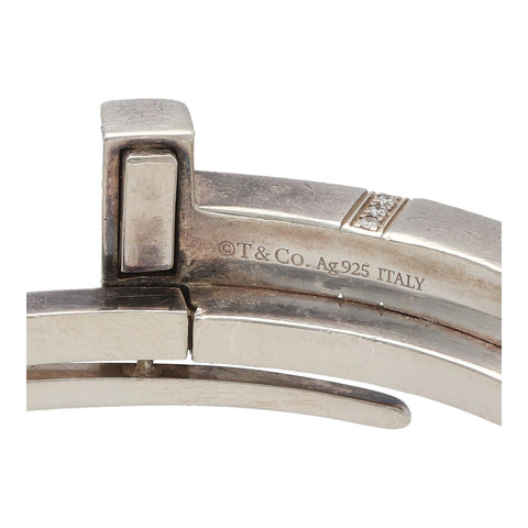 【中古】 TIFFANY ティファニー Tスクエアラップブレスレット バングル シルバー アクセサリー ダイヤモンド SV925 ジュエリー22046567 AO 【中古】 TIFFANY ティファニー Tスクエアラップブレスレット バングル シルバー アクセサリー ダイヤモンド SV925 ジュエリー22046567 AO