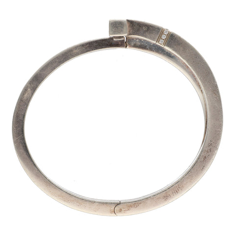 【中古】 TIFFANY ティファニー Tスクエアラップブレスレット バングル シルバー アクセサリー ダイヤモンド SV925 ジュエリー22046567 AO 【中古】 TIFFANY ティファニー Tスクエアラップブレスレット バングル シルバー アクセサリー ダイヤモンド SV925 ジュエリー22046567 AO