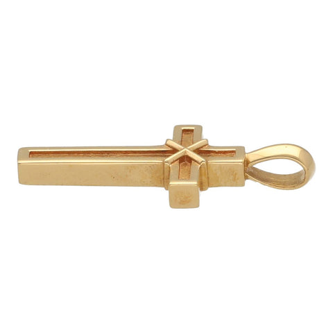【中古】 CHROME HEARTS クロムハーツ メイプルソープクロスチャーム ペンダントトップ   ネックレス ペンダント アクセサリー 16016391 AO