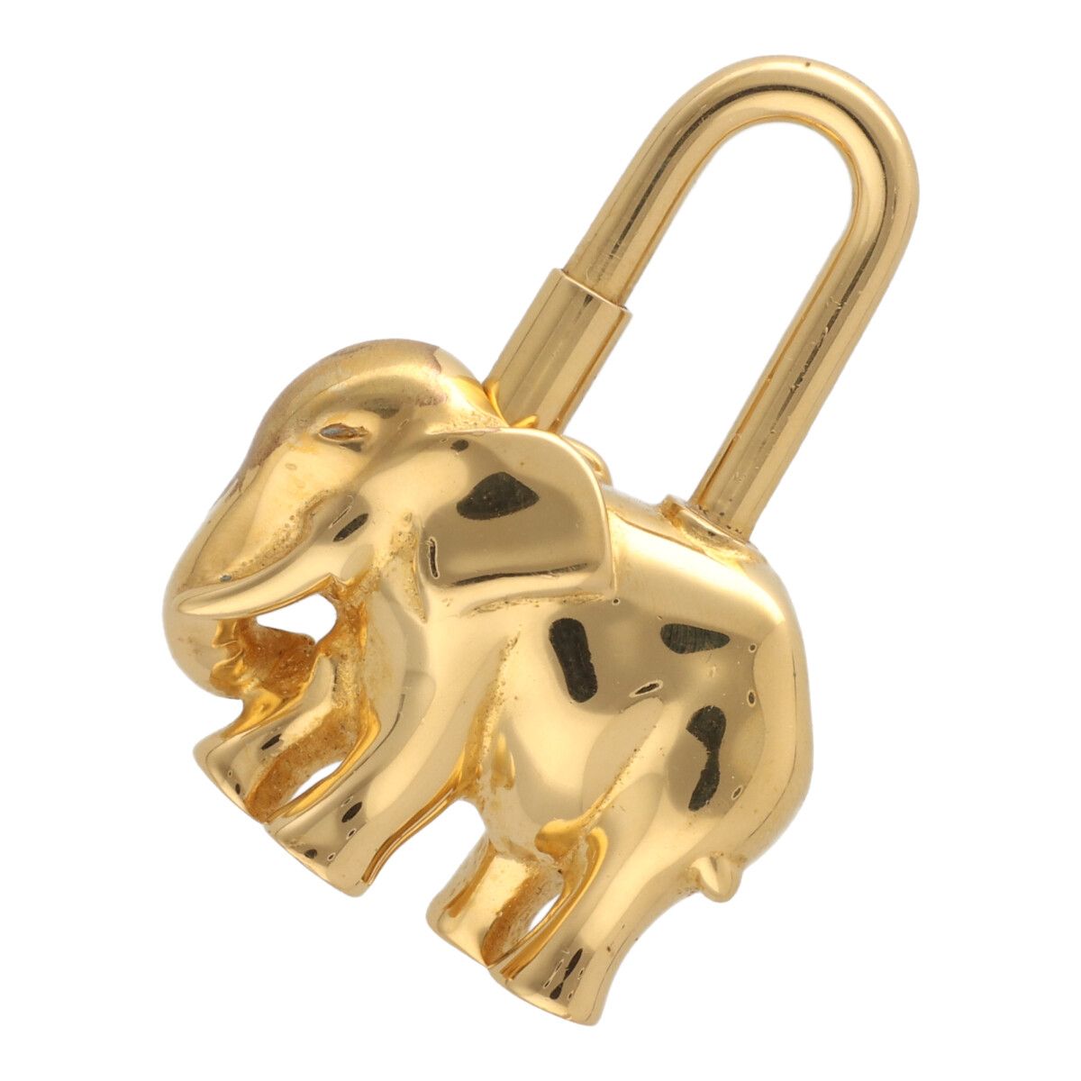 【中古】 HERMES エルメス  バッグ用ロック   カデナ エレファント GP 21015647 YM