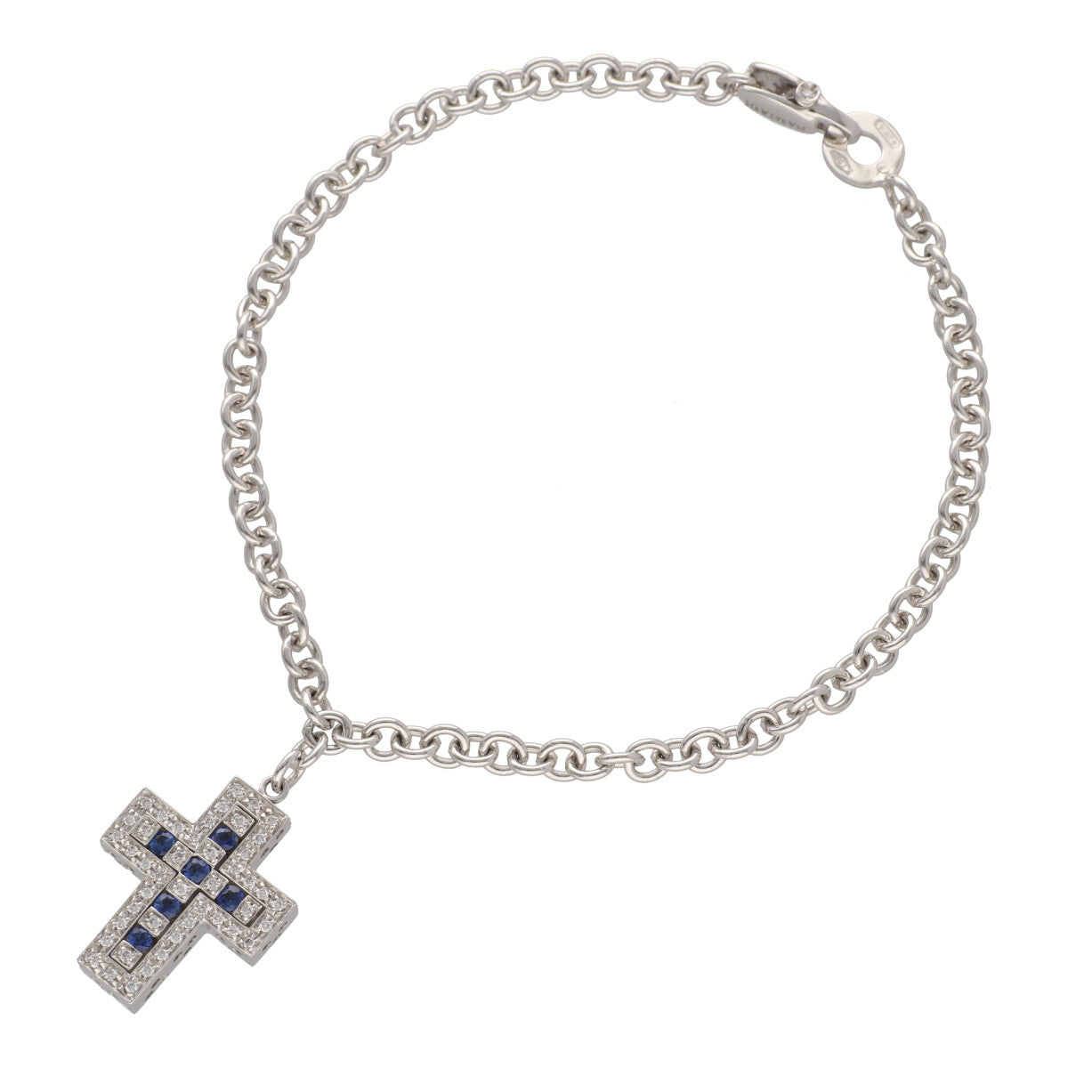 【中古】 Damiani ダミアーニ ベルエポック ブレスレット 20014794 K18WG サファイア ダイヤモンド ホワイトゴールド 21036516 RS