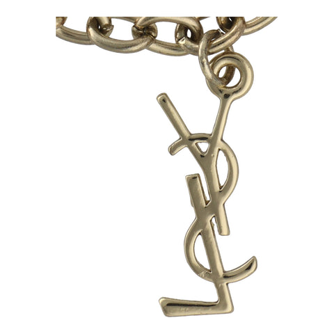 【中古】 Saint Laurent サンローラン 香水ボトル ロゴ チェーン ブレスレット ゴールド YSL パフューム モチーフ アイコン 21038917 RS